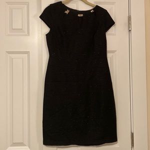 Dress Barn Black Bandage Sparkle Dress - Petite 4